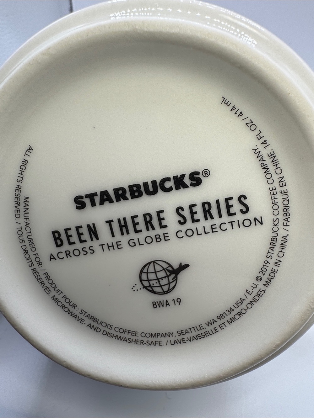 Starbucks Been There Series Alberta Mug 14 oz Canada Wild Rose Country - Picture 3 of 4